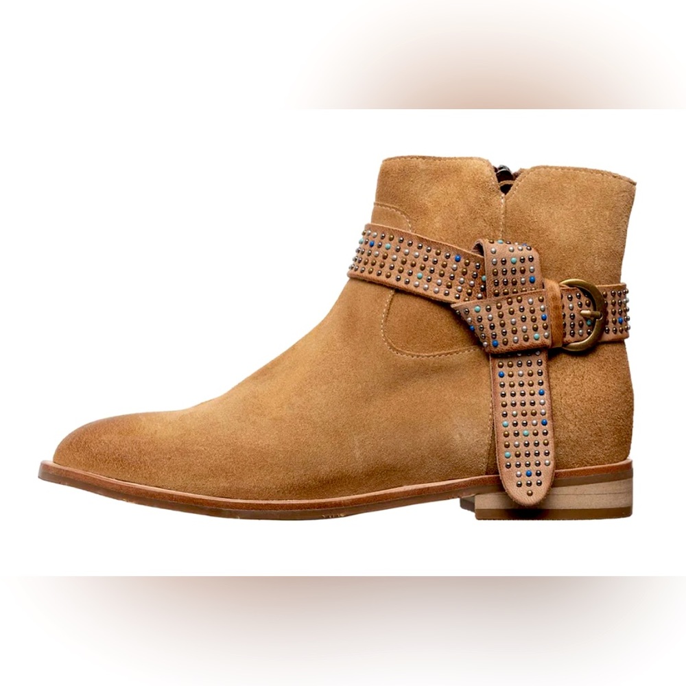 Antelope Lavi Taupe Bootie Size 8.5